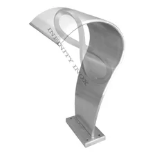 Cascata De Piscina Média 80cm Cascata Naja Inox De Piscina Infinity Inox Foto mini 3