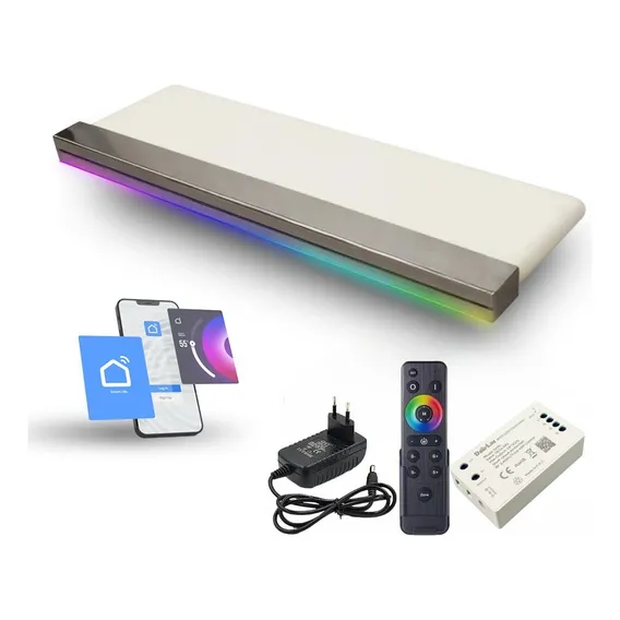 Cascata Embutir Com Bico Inox 60cm Com Iluminação Led Rgb Foto 1