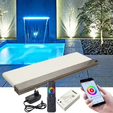 Cascata Embutir Com Bico Inox 60cm Com Iluminação Led Rgb Foto mini 3