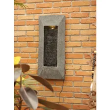 Cascata Fonte Água Retangular Decorativa Iluminada Led Foto mini 2