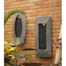 Cascata Fonte Água Retangular Decorativa Iluminada Led Foto mini 4
