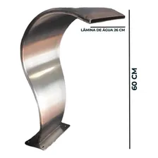 Cascata High Tech Naja Baby Inox Para Piscina 60x26cm Evald Foto mini 2