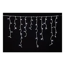 Cascata Led 100l Fixo Branca 2.5m Macho E Femea 220v 3505 Luzes Branco Foto mini 2