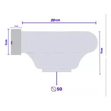 Cascata Para Piscina 150cm 1,5m Embutir Fibra Bico Aço Inox Foto mini  3