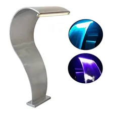 Cascata Para Piscina Naja Média 70x38cm Com Luz Rgb Evald Foto mini 3