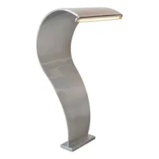 Cascata Para Piscina Naja Média 70x38cm Com Luz Rgb Evald Foto mini 1