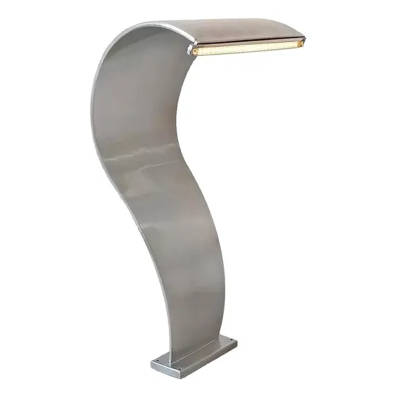 Cascata Para Piscina Naja Média 70x38cm Com Luz Rgb Evald Foto 1