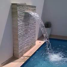 Cascata Parede Embutir Piscina Inox Espelhado 60cm Inaqua Foto mini  2