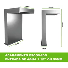 Cascata Piscina Inox Premium 70x50cm - Acquamais Foto mini 4