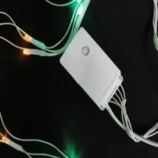 Cascata Rede De Led Com 120 Leds Com Estrela Na Ponta 8f Colorido 110 V Foto mini 3