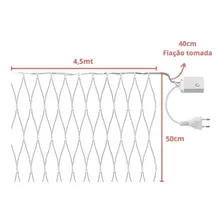 Cascata Rede De Led Com 120 Leds Com Estrela Na Ponta 8f Colorido 110 V Foto mini 4
