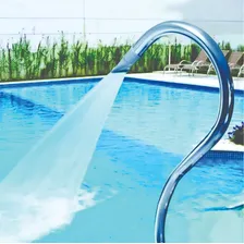 Cascata S Tubular Em Inox Piscina Ionizador 105 cm Foto mini  2