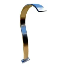 Cascata Slim Naja Para Piscina 70 X 7.5 Cm Aço Inox Bortonio Foto  mini 1
