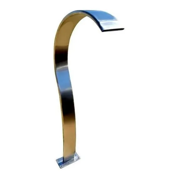 Cascata Slim Naja Para Piscina 70 X 7.5 Cm Aço Inox Bortonio Foto 1