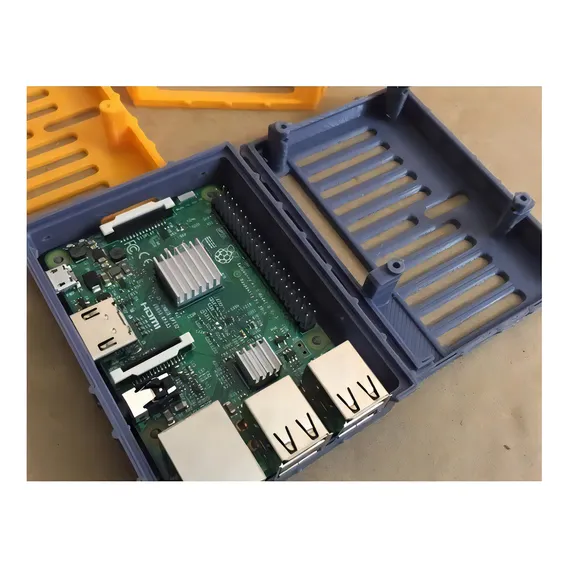 Case Abs Para Raspberry Pi 3 Pi3 Foto 1