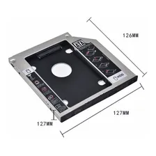 Case Adaptador Dvd Para Hd / Ssd Notebook Drive Caddy 12.7mm Foto mini 2