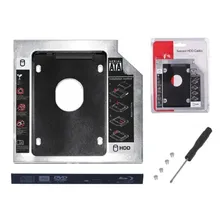 Case Adaptador Notebook Hdd Caddy 2º Hd Ssd/dvd 12mm 12,7mm Foto mini 2