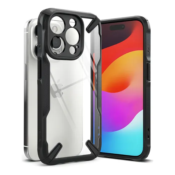 Case Anti Impacto Ringke Fusion X para iPhone 15 Pro Max Foto 1