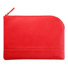 Case Bolsa Rhodia Com Ziper 16x22cm Coral Foto mini 1