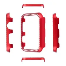 Case Bumper Strass Vermelho Brilhante CompatÃvel Apple Watch séries 3 42mm Foto mini 3