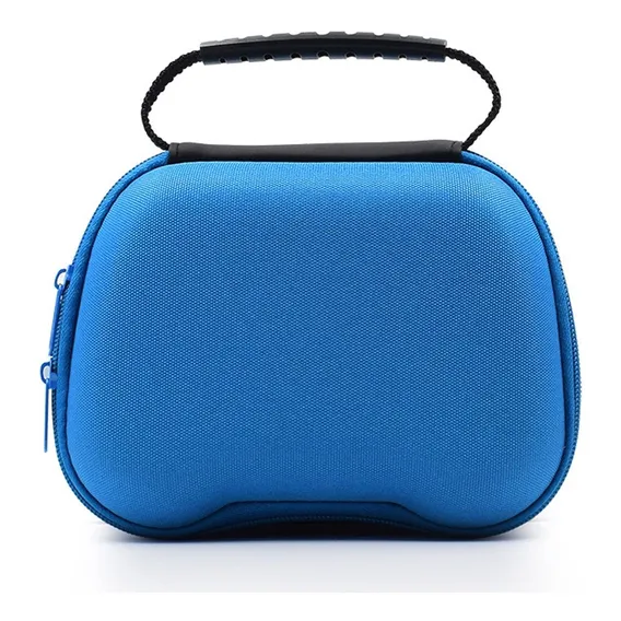 Case Controle Ps5 Ps4 Xbox Switch Pro Bolsa Estojo Com Alça Cor Azul Foto 1