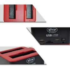 Case Dock Station Knup Hd Sata 2,5/3,5 Sd Pendrives Usb 2.0 Foto mini 3