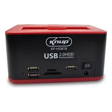 Case Dock Station Knup Hd Sata 2,5/3,5 Sd Pendrives Usb 2.0 Foto mini 1