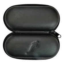 Case Estojo Porta Óculos Chilli Beans 16x8x2cm P Ziper Cor Preto Foto mini 1