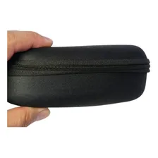 Case Estojo Portátil Porta Óculos Protetor Capinha Preto Foto mini 4