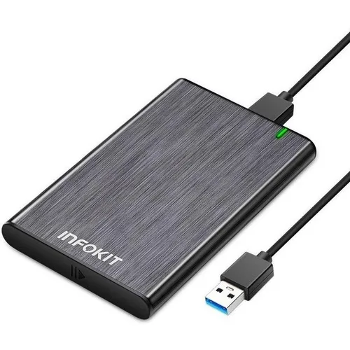 Case Hd Externo Usb 3.0 Notebook 2.5 Gaveta Slim Hd Sata Foto 1