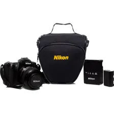 Case Nikon D3200 D5200 D5300 D5500 D7100 Dslr D810a Cor Preto Foto mini 3