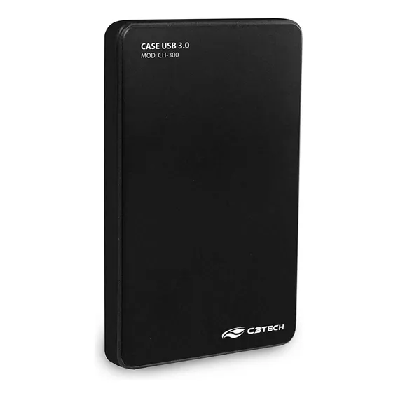 Case Para Hd Externo 2.5 Ch-300bk Preto C3 Tech Foto 1