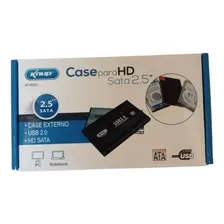 Case Para Hd Externo Sata 2,5 Usb 2.0 Metal Slim Cor Preto Foto mini 4