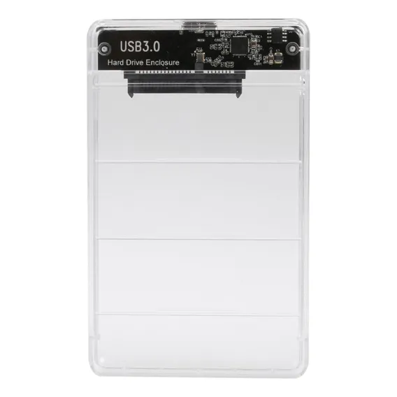 Case Para Hd/ssd 25 Usb 3.0 Transparente Com Cabo Foto 1