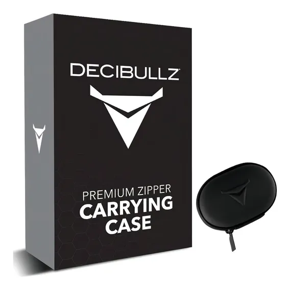 Case Para Protetor Auricular Decibullz Premium Usa Cor Preto Foto 1