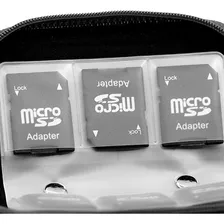 Case Porta Cartão De Memória Sd, Sdhc, Micro Preto Foto mini 4