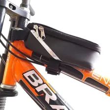 Case Porta Celular Bicicleta Bolsa Quadro Smartphone Preto Foto mini 2