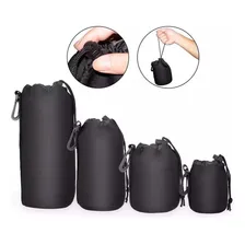 Case Porta Lente Objetiva Neoprene Greika Lb-s Tamanho P Cor Preto Foto mini 4