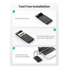 Case Usb Type C 3.1 Para Hd / Ssd - 2,5 Sata Cap. 6tb Gaveta Foto mini  3