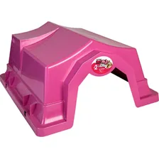Casinha Cachorro Pequeno Porte N.2 Animais Domésticos Rosa Foto mini 4