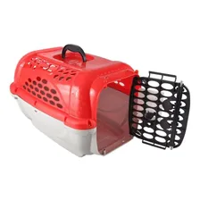 Casinha Caixa Transporte Pet Cães E Gatos Avião Panther N°3 Cor Vermelho Foto mini  2