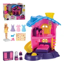 Casinha Da Judy Estilo Poly - Quarto / Samba Toys Cor Rosa Foto mini 1