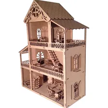 Casinha De Boneca Polly Lol Mdf + 43 M贸veis Foto mini 2