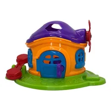 Casinha De Brinquedo Cogumelo Com Cata Vento E Com Gangorra Foto mini 4