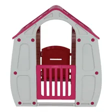 Casinha De Brinquedo Infantil De Criança Magical Rosa Belfix Foto mini  2