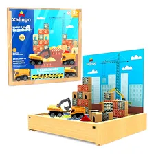 Casinha De Montar Brincando Engenheiro +2 Carrinhos Xalingo Foto mini  2