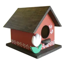 Casinha De Passarinho Madeira Foto mini 2