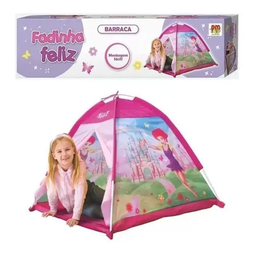 Casinha Infantil Cabana Barraca Castelo Das Princesas Rosa Foto 1