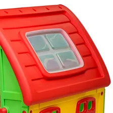 Casinha Infantil Playground Grande Plástico Colorida Zippy Cor Amarelo Foto mini 3