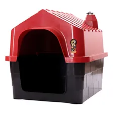 Casinha Para CĂŁes Com ChaminĂ© Durapets NÂș3 - Vermelha Foto mini 1